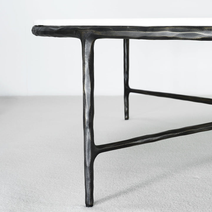 Thades Marble Round Coffee Table 55"D
