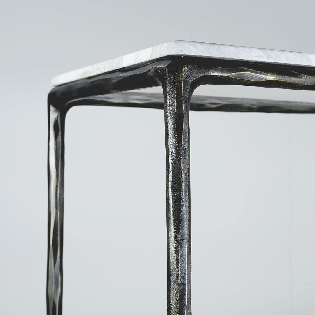 Thades Rectangle Marble Console Table