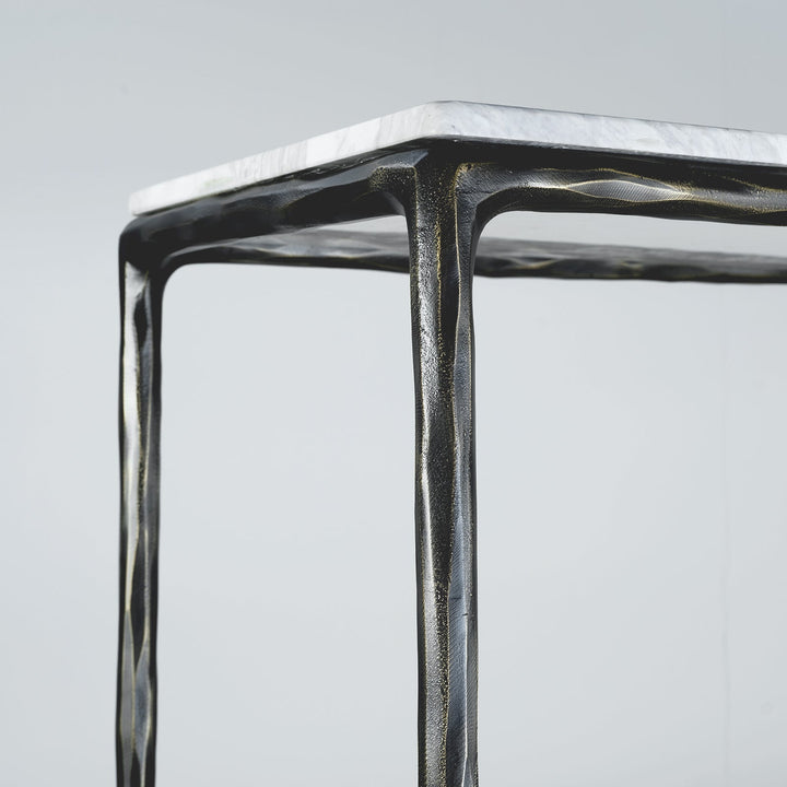 Thades Rectangle Marble Console Table
