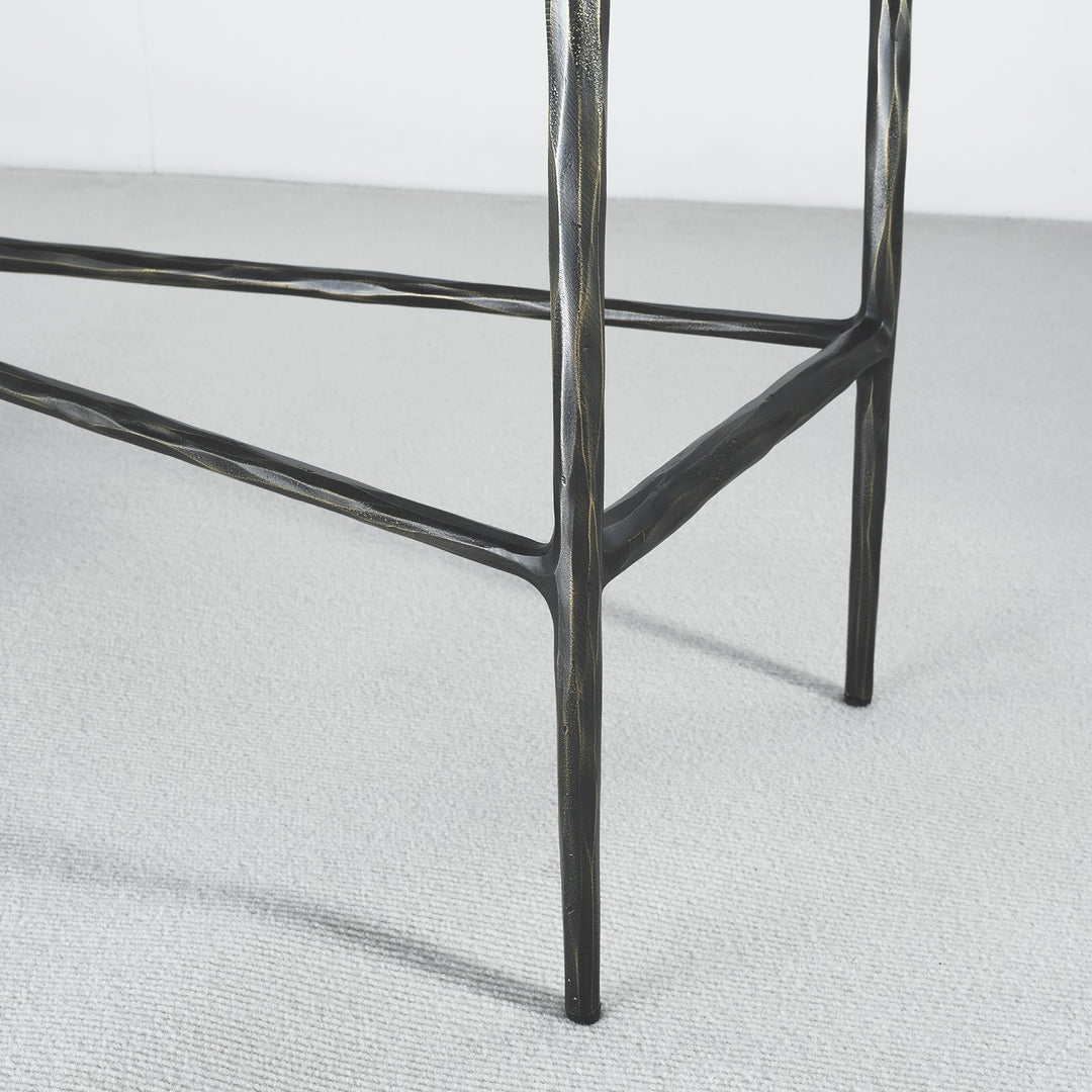 Thades Rectangle Marble Console Table