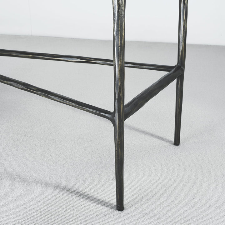 Thades Rectangle Marble Console Table