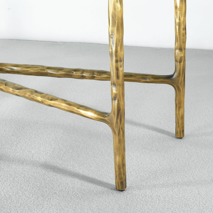 Thades Rectangle Marble Console Table