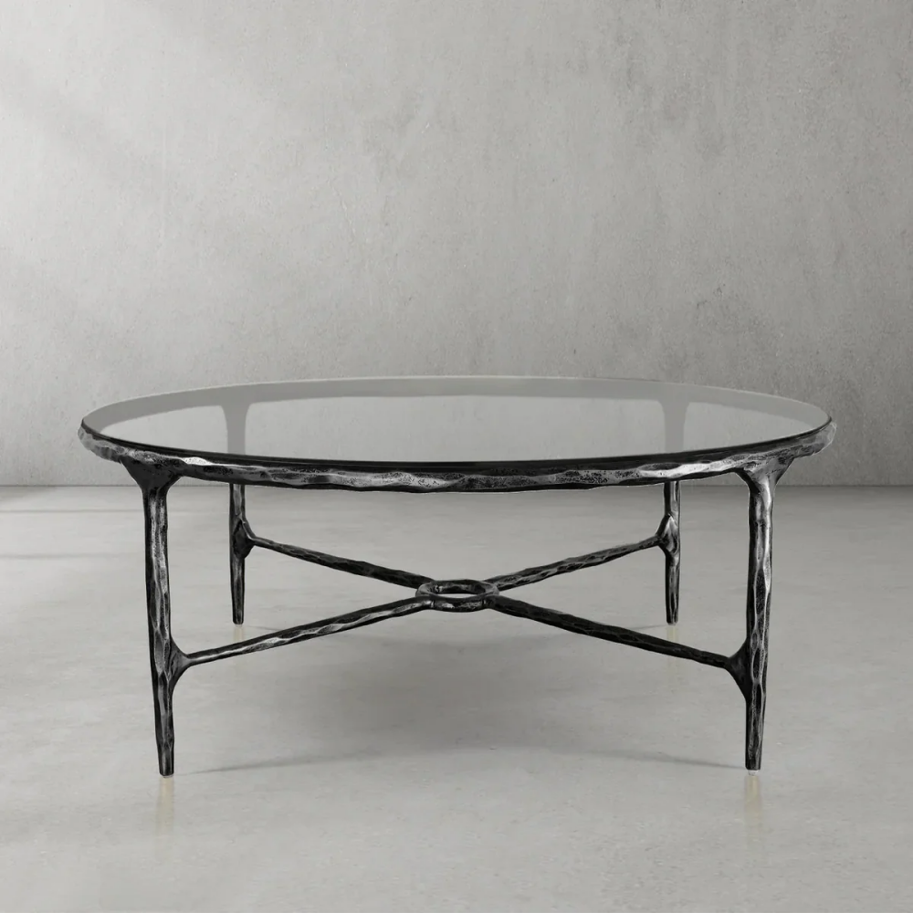 Thades Glass Round Coffee Table