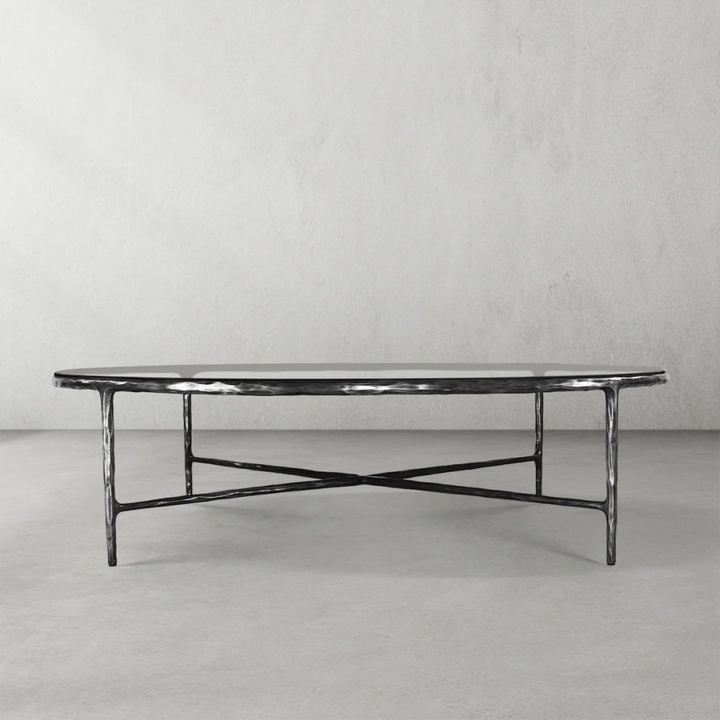Thades Glass Round Coffee Table