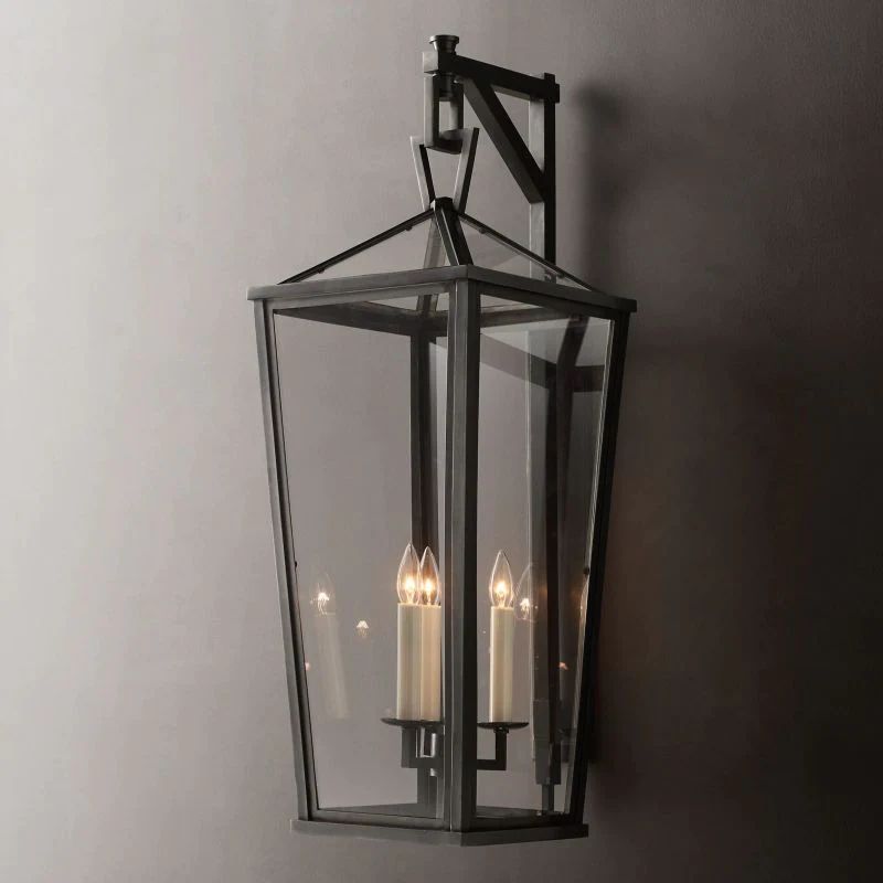 Jazz Cutout Outdoor Wall Lamp 22"