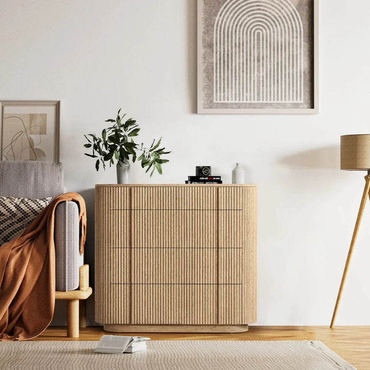 Mullora Modern Cabinet 5-Drawer Dresser