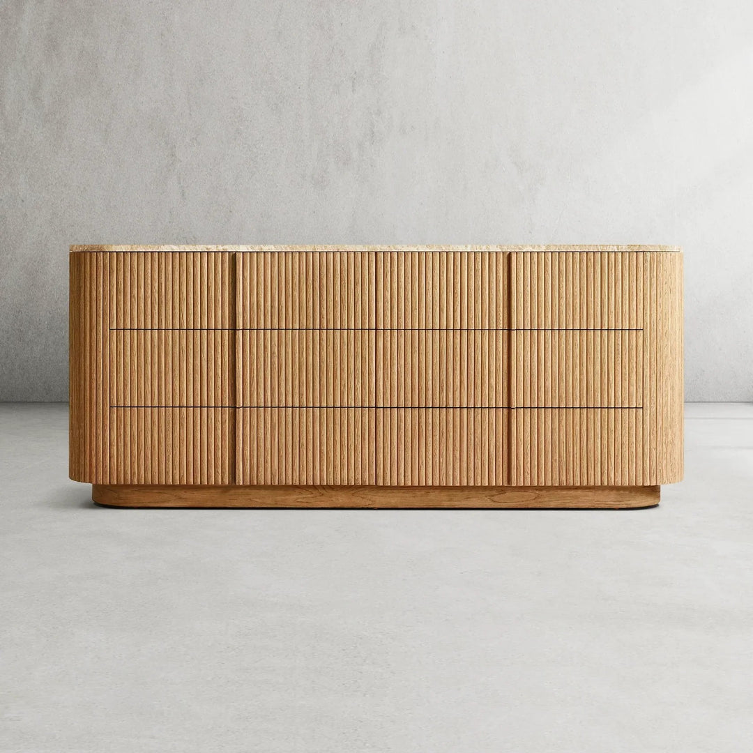 Mullora Modern Stone 6-Drawer Dresser