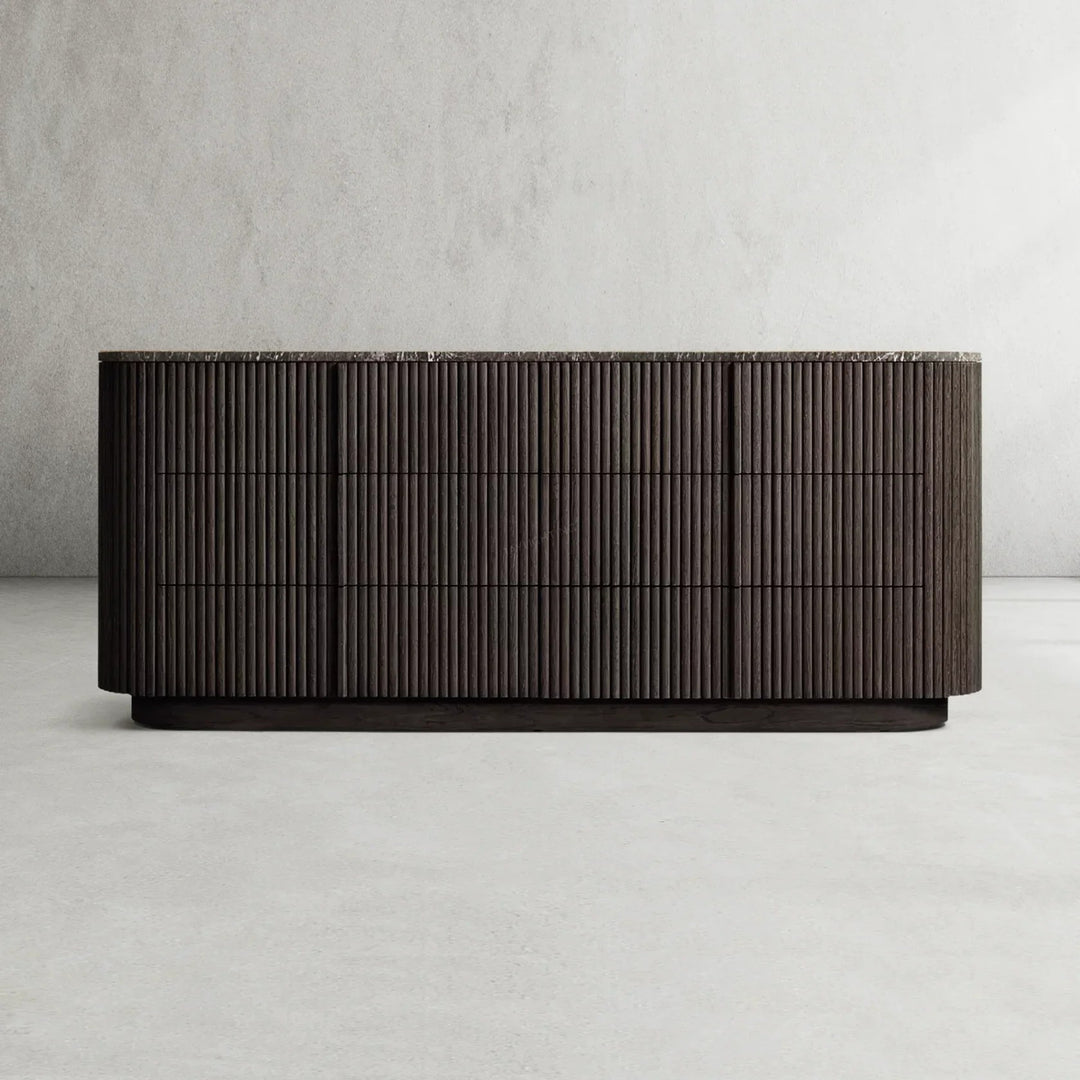 Mullora Modern Stone 6-Drawer Dresser