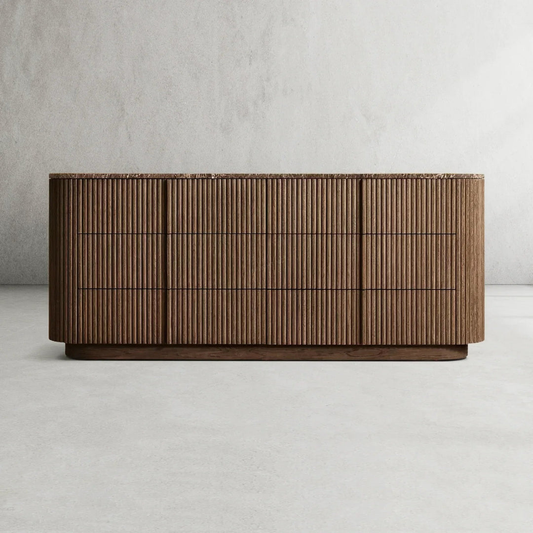 Mullora Modern Stone 6-Drawer Dresser