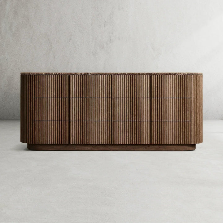 Mullora Modern Stone 6-Drawer Dresser