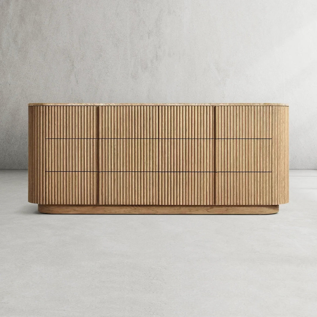 Mullora Modern Stone 6-Drawer Dresser