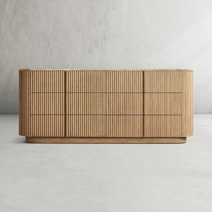Mullora Modern Stone 6-Drawer Dresser