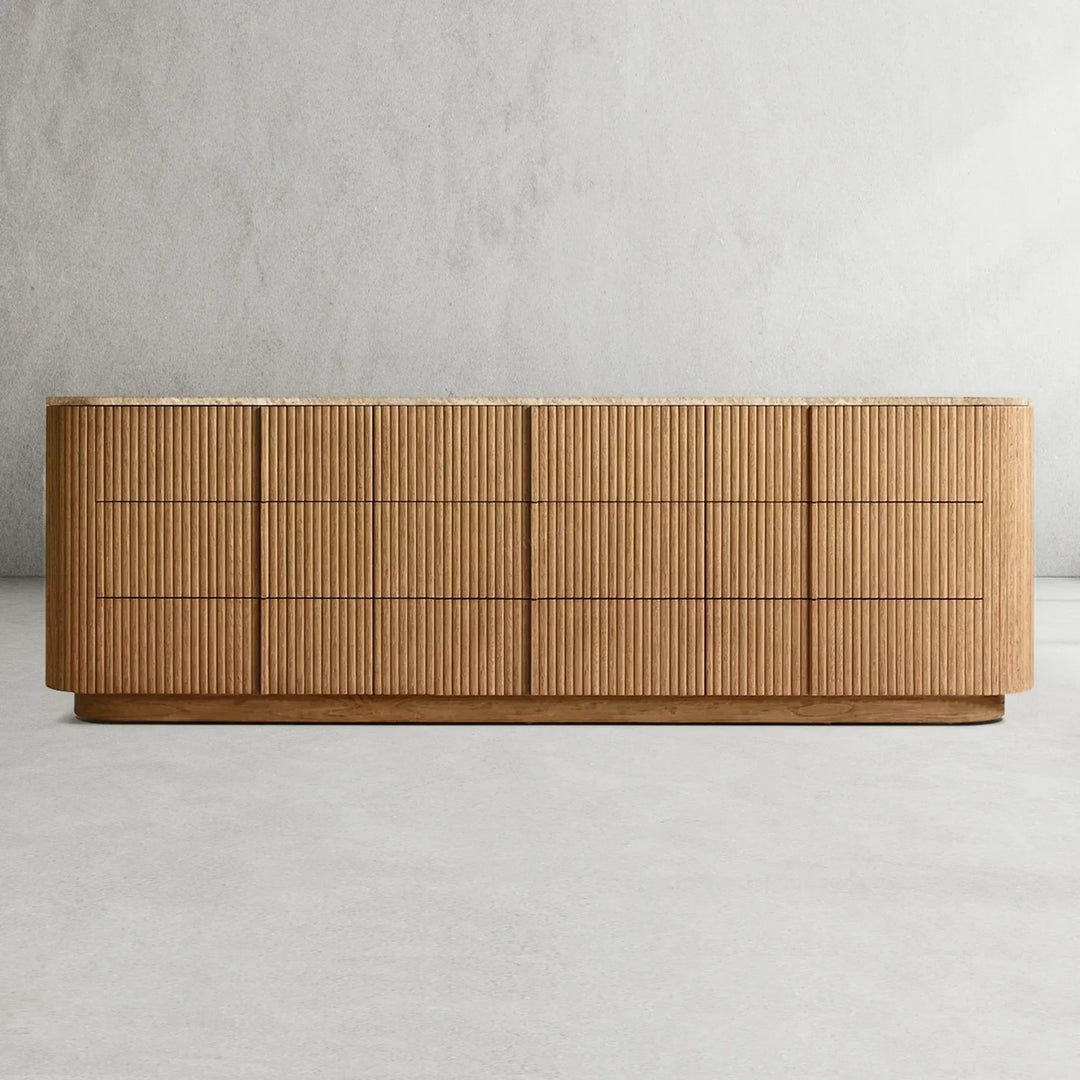 Mullora Modern Stone 9-Drawer Dresser