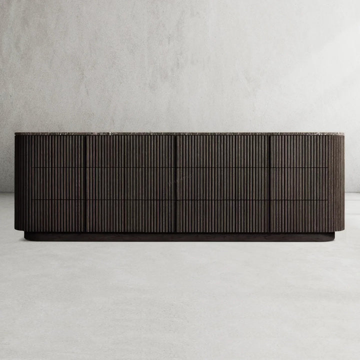 Mullora Modern Stone 9-Drawer Dresser