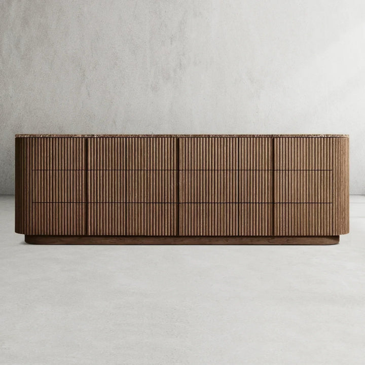Mullora Modern Stone 9-Drawer Dresser