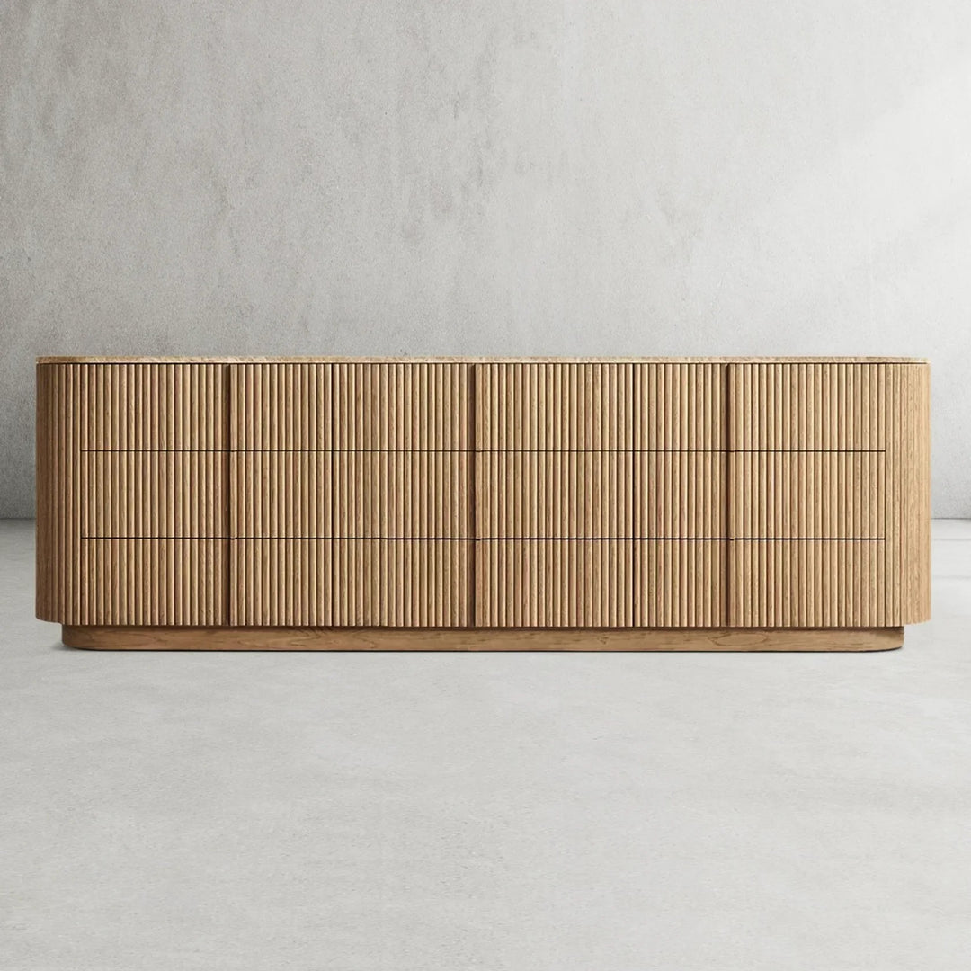 Mullora Modern Stone 9-Drawer Dresser