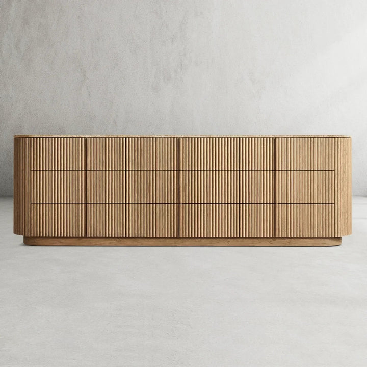 Mullora Modern Stone 9-Drawer Dresser