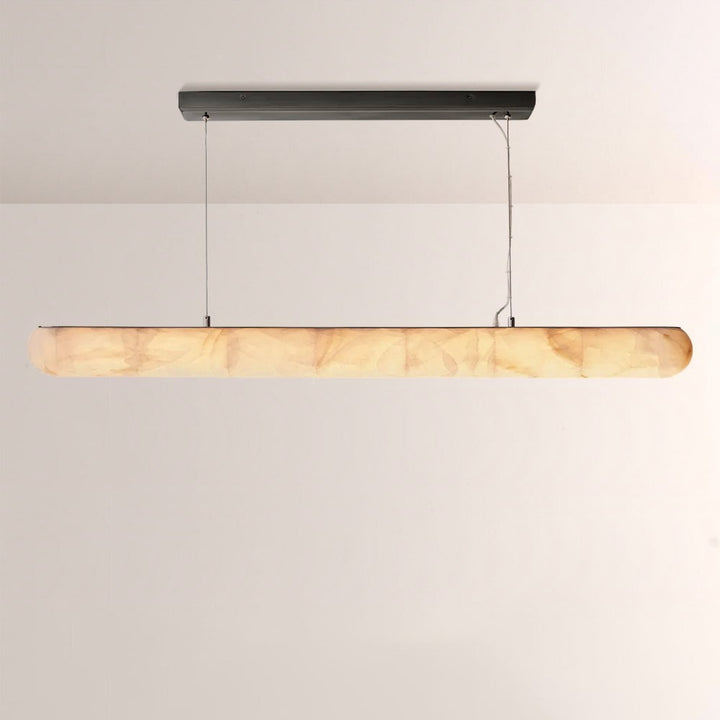 Alabaster Riven Linear Chandelier 60“
