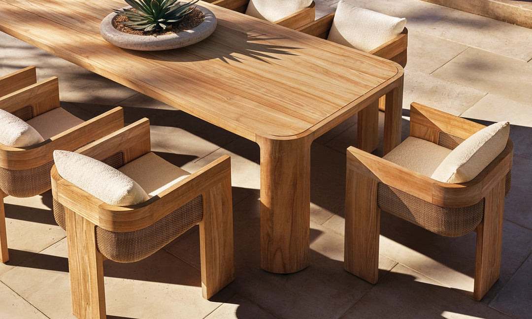 Sedus Teak Rectangular Dining Table
