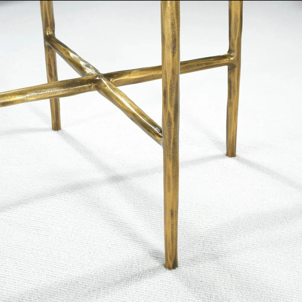 Thades Glass Round Side Table