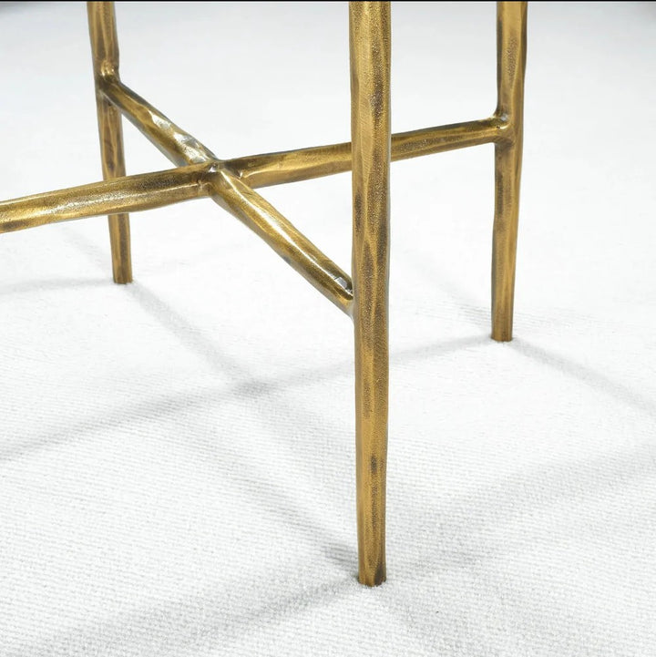 Thades Glass Round Side Table