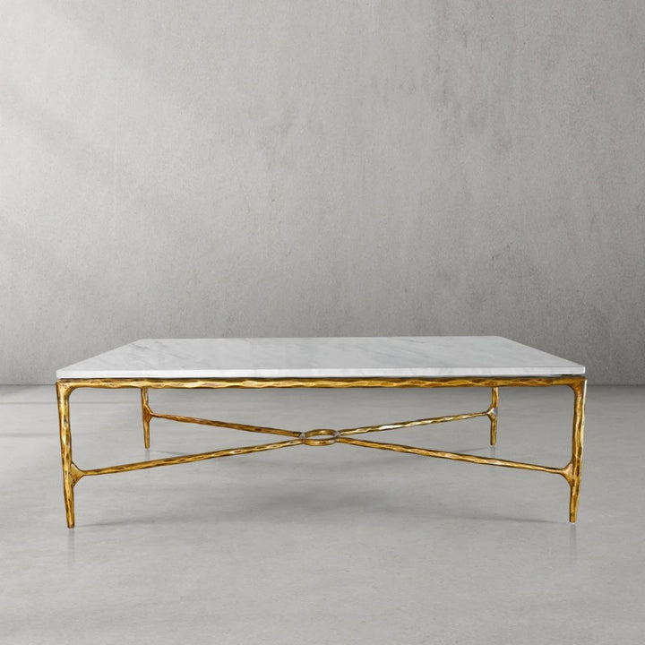 Thades Rectangle Marble Coffee Table