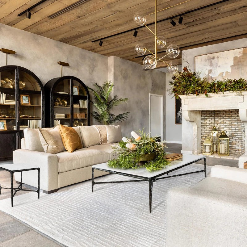 Thades Rectangle Marble Coffee Table