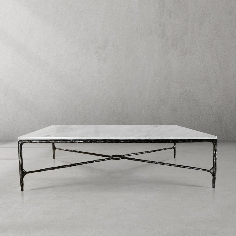 Thades Rectangle Marble Coffee Table
