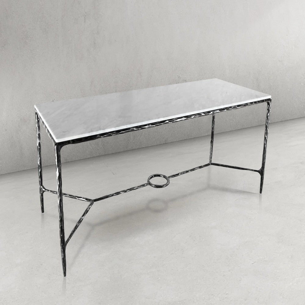 Thades  Rectangle Marble Desk