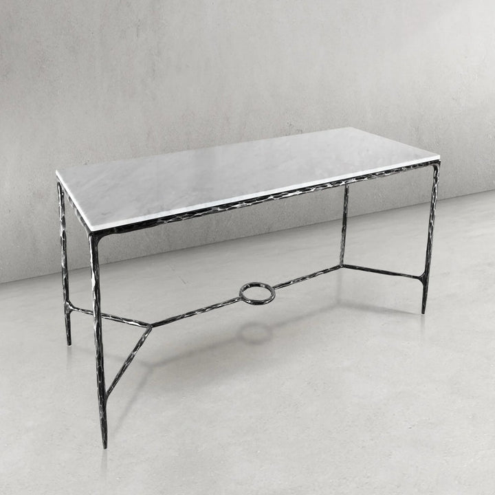 Thades  Rectangle Marble Desk