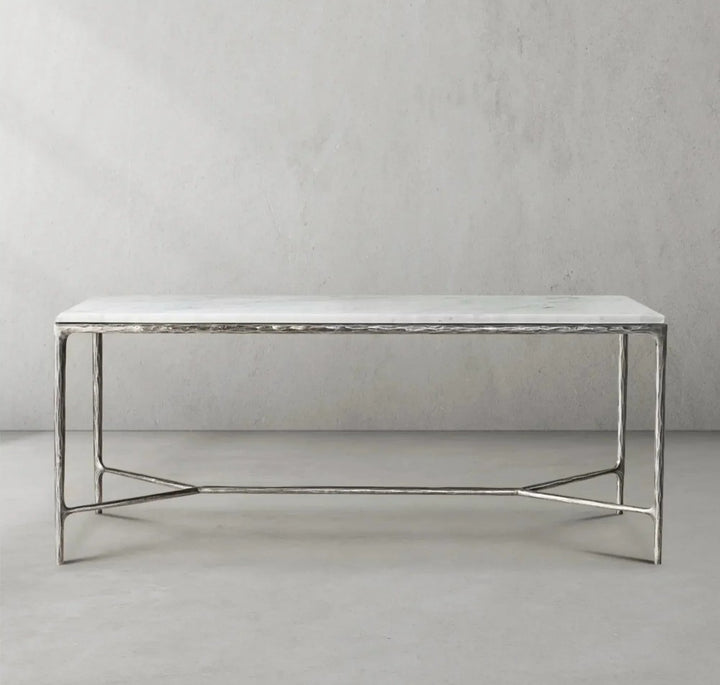 Thades  Rectangle Marble Desk