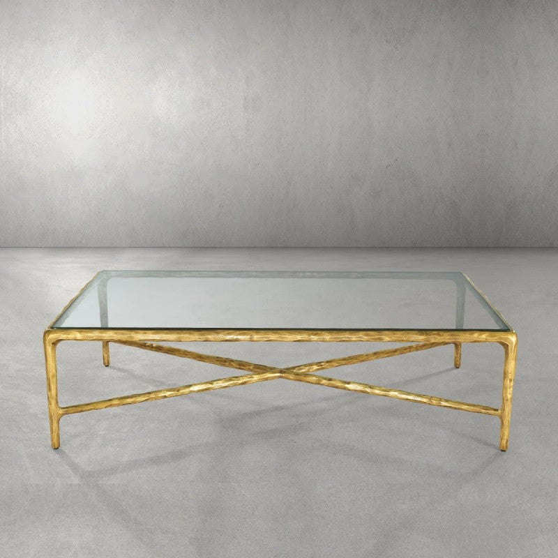 Thades Square Glass Coffee Table