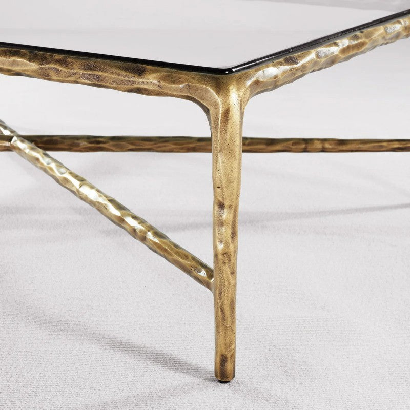 Thades Square Glass Coffee Table