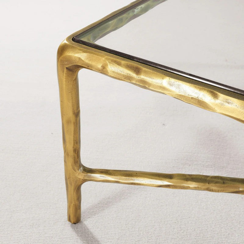 Thades Square Glass Coffee Table