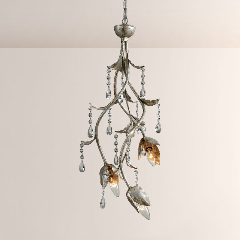 Kaile Crystal Pendant Light 28"H