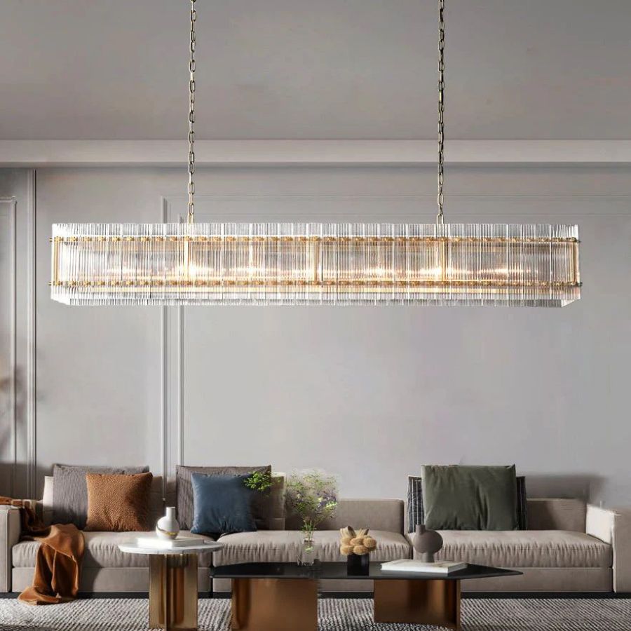 Linear & Rec Chandelier