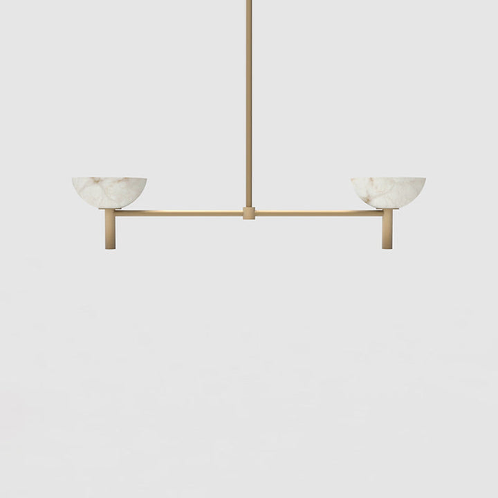 Devia Alabaster Linear Chandelier