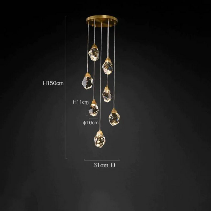 Nicole Crystal Multi-Lights Pendant