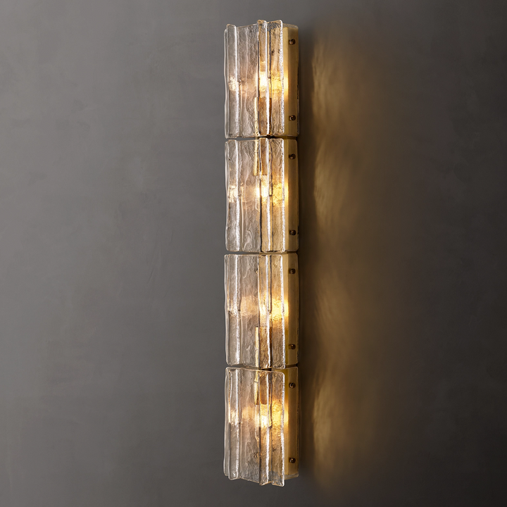 Matrice Clear Glass Grand Sconce 49"H