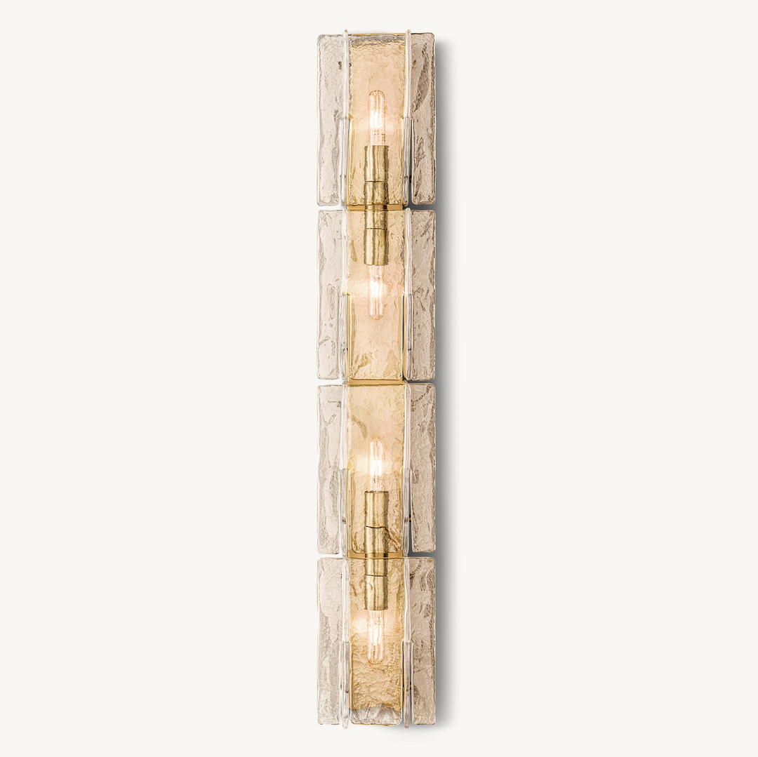 Matrice Clear Glass Grand Sconce 49"H