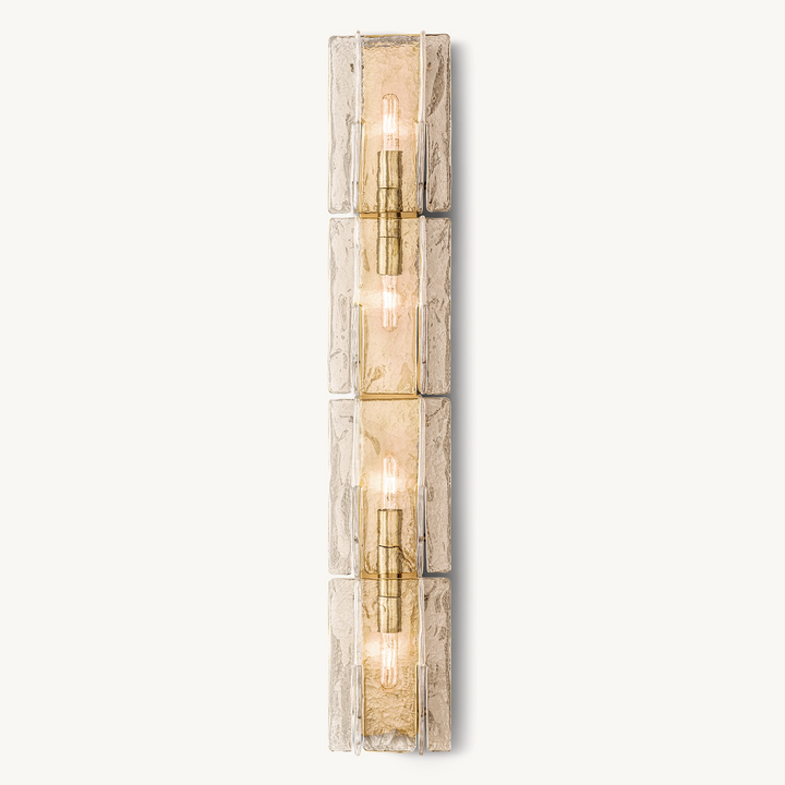 Matrice Clear Glass Grand Sconce 49"H