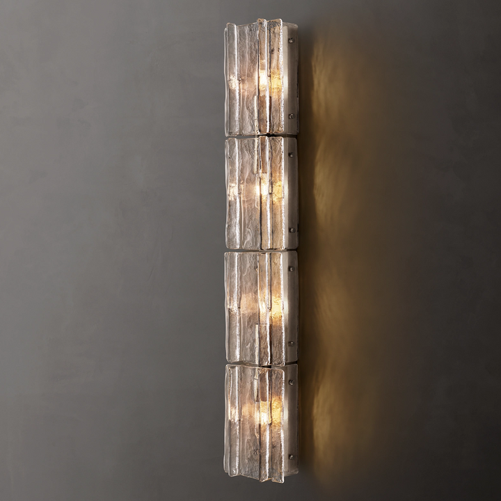 Matrice Clear Glass Grand Sconce 49"H