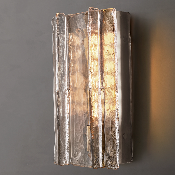 Matrice Clear Glass Sconce 15"H