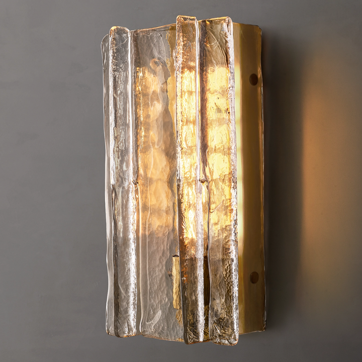 Matrice Clear Glass Sconce 15"H