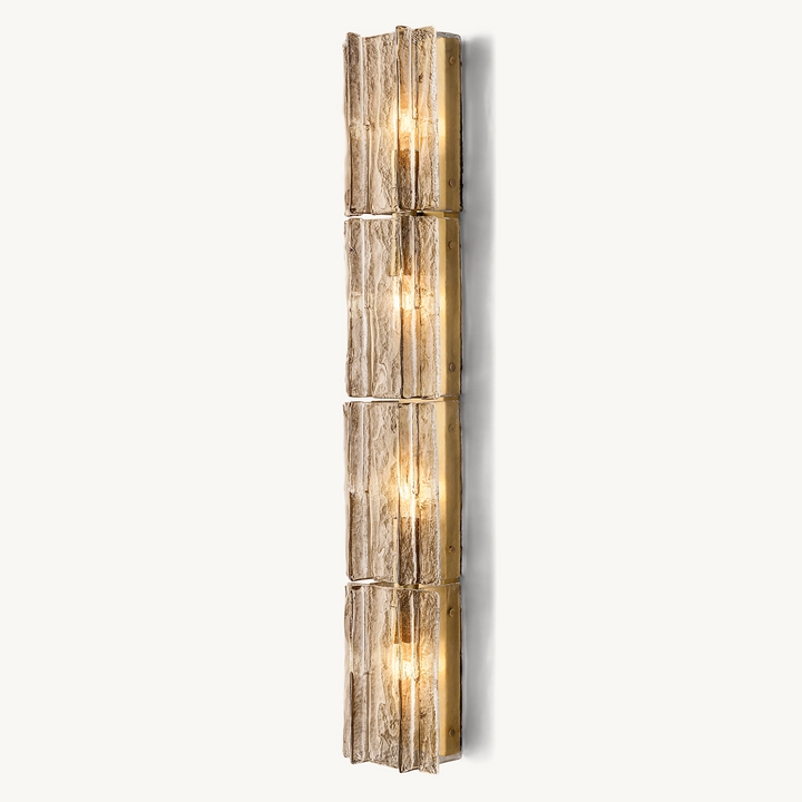 Matrice Smoke Glass Grand Sconce