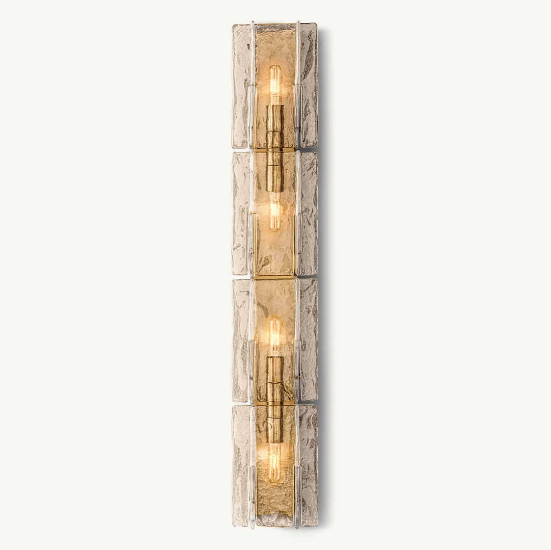 Matrice Smoke Glass Grand Sconce