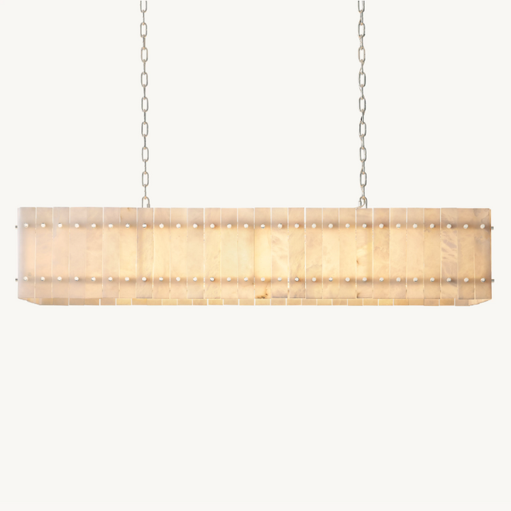 Aurelius Alabaster Linear Chandelier 54''