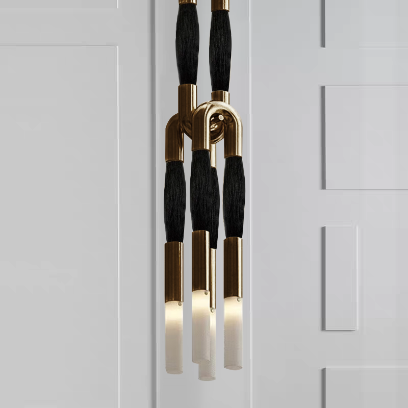 Horsehair Pendant Light