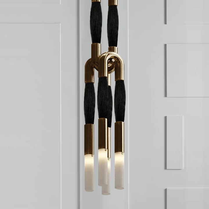 Horsehair Pendant Light