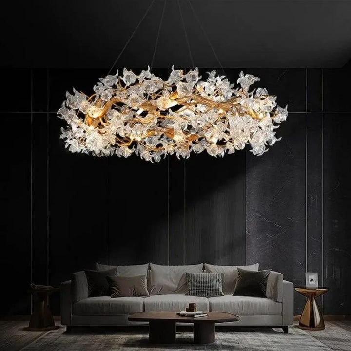 Datura Flower Modern Dining Branch Chandelier